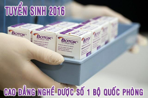 tuyển sinh cao đẳng dược năm 2016