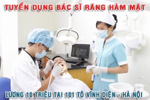 tuyển dụng bác sĩ nha khoa