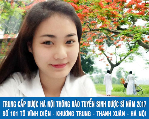 Thông báo tuyển sinh đào tạo Trung cấp Dược sĩ năm 2017