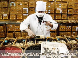 Tuyển sinh Trung cấp Y sĩ Y học cổ truyền năm 2017