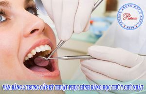 Văn bằng 2 Trung cấp kỹ thuật phục hình răng học thứ 7 chủ nhật